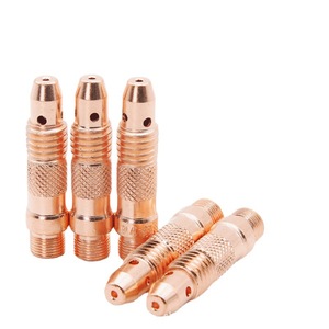 Tig Welding Torch Copper Guide Connector Body Dlt Air Cooled Argon Gas Welding Accessory - Product Image 1