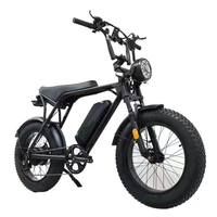 Vélo de montagne à pneus larges de 20 pouces, batterie au lithium 48V 500W 750W, acier central, étanche, pour adultes, fabrication de haute qualité