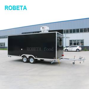 Camion de nourriture mobile avec cuisine complète remorque de crème glacée canada cuisine mobile en plein air - Product Image 6