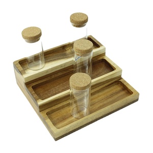 <span class=keywords><strong>Casa</strong></span> naturale Logo personalizzato 3 livelli portaspezie Rack organizzatore per mobile da cucina - Product Image 5