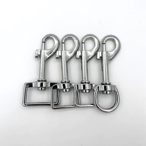 Ovale Ring Van Zinklegering Hondenriem Touw Rond Vernikkeld Oogdraaibare Karabijnhaak - Product Image 4