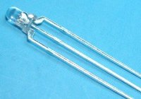 Diode LED 2x5x7mm Diode LED diffuse de couleur bleue