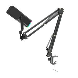 Microphone noir, rose et blanc pour la diffusion musicale, le jeu, l'enregistrement sonore, accessoires de bureau pour <span class=keywords><strong>YouTube</strong></span> et le chant - Product Image 5
