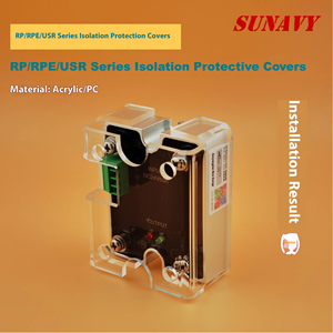 RP/RPE/USR serisi <span class=keywords><strong>Motor</strong></span> sürücü panoları ve akrilik/pc'den yapılmış modüller için elektrik izolasyonu koruyucu kapak - Product Image 4