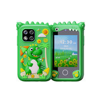 Smartphone jouet pour enfants avec appareil photo numérique, écran tactile, fonction de rappel quotidien, jeux MP3 et coque en silicone