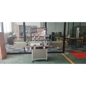 Máquina Llenadora de Líquidos Automática Jinchen GJC-16 para Botellas de Jabón, Control PLC, Accionamiento Eléctrico, 1 Año de Garantía, Soporte en Línea - Product Image 1