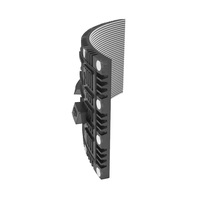 Extérieur P4 IP65 Soft LED Module 3500 Nits Front Service Magnet Curve ± 30 ° Colonne-Wrapping LED Screen Rubber Mask