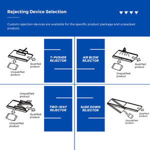Rechazador de pesadora de control automático Máquina clasificadora de peso industrial Comprobación de cinta transportadora Pesadora de control dinámico - Product Image 5