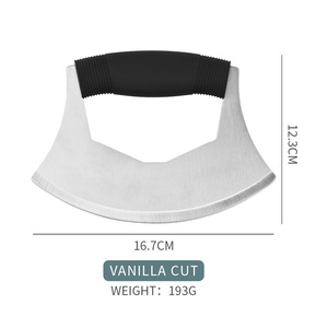 Prodotti di Tendenza 2026 Nuovi Arrivi Mezzaluna Tagliapizza Coltello a Dondolo con Lama Affilata Singola e Fodero - Product Image 2