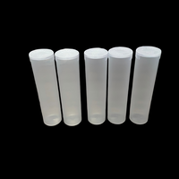 Tube en plastique transparent avec bouchon à pression 32*116MM, résistant aux enfants, étanche, réutilisable, pour le stockage de rouleaux de papier