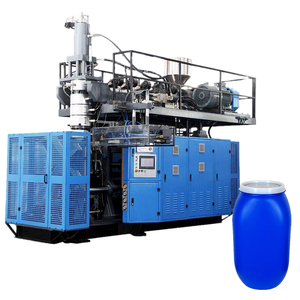 Machine de soufflage pour la fabrication de fûts en <span class=keywords><strong>plastique</strong></span> <span class=keywords><strong>bleu</strong></span> à ouverture supérieure, en PEHD, de 50 litres, <span class=keywords><strong>60</strong></span> litres, 100 litres, ABLD120 - Product Image 1