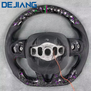 <span class=keywords><strong>Volant</strong></span> en fibre de carbone forgé personnalisé pour Dodge Challenger Hellcat Charger SRT Grand Cherokee Durango SRT avec LED - Product Image 2