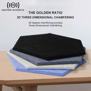 3D 모델 디자인 솔루션으로 마스터 어쿠스틱 PET 패브릭 벽 패널 폴리 에스테르 폼 장식 보호 - Product Image 5