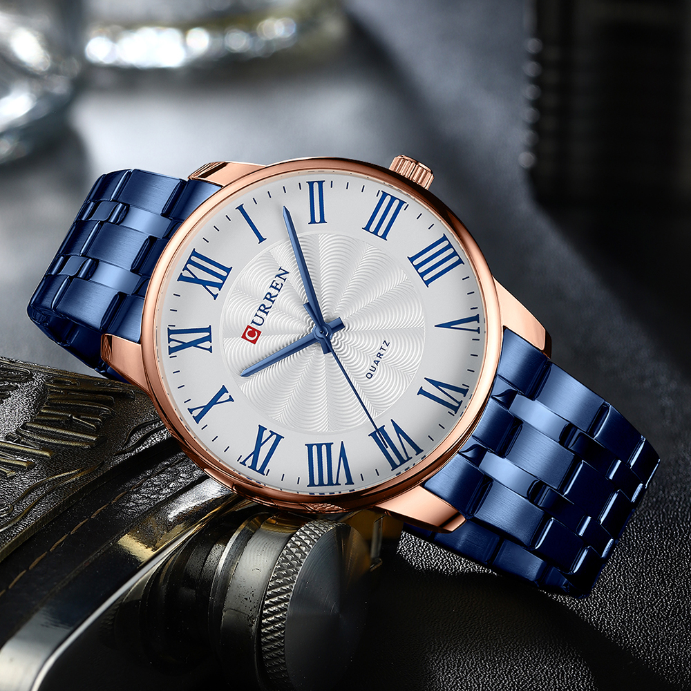 Nouvelles montres pour hommes Top marque de luxe CURREN Quartz montre pour hommes Sport étanche montres-bracelets Date d'affaires Relogio Masculino