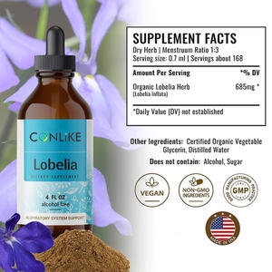 สารสกัดโลเบเลียแบบหยด สมุนไพรเสริมอาหาร คุณภาพพรีเมียม ผลิตภัณฑ์จากโรงงานโดยตรง รับผลิตแบรนด์ส่วนตัว ออร์แกนิคจากธรรมชาติ - Product Image 4