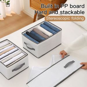Hot Selling Clothes Organizer Closet <b>Storage</b> Washable Wardrobe Drawer Organizer for Clothes Jeans Underwear <b>Storage</b> <b>Box</b> - Product Image 4