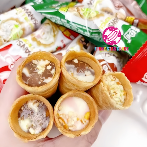 ไอศกรีมโคนกรอบ คุกกี้ขนมหวานแบบกำหนดเอง มินิช็อก<span class=keywords><strong>โก</strong></span><span class=keywords><strong>แล</strong></span><span class=keywords><strong>ต</strong></span>ครีม ถั่วบด วาฟเฟิล บิสกิต ขนมหวาน ช็อก<span class=keywords><strong>โก</strong></span><span class=keywords><strong>แล</strong></span><span class=keywords><strong>ต</strong></span> - Product Image 3