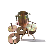 Moule CBR complet avec collier, plaque de base perforée et plaque de surcharge