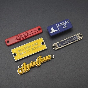 Accessori per borse <span class=keywords><strong>Hardware</strong></span> 3D in rilievo marchio etichetta Custom borsa logo piastra metallica per borsa borsa borsetta portafoglio - Product Image 6