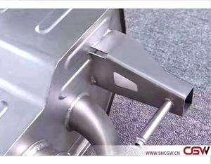 Silenciador de tubo de escape para mercedes benz amg w205 c300, regulação personalizada ss 304 - Product Image 6