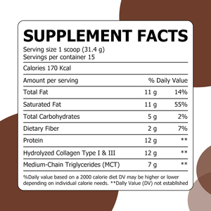 OEM/ODM Private Label Protein Collagen Powder No Sugar <b>Supplement</b> with Dietary Fiber Support Morning Routine Powder Drink - Product Image 2