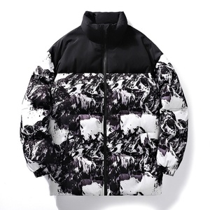 Veste coupe-vent épaisse pour homme, personnalisée, de haute qualité, décontractée, pour l'hiver, avec empiècements - Product Image 4