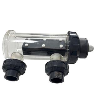 Générateur de chlore salin, électrolyseur, cellule, électrode en titane, dispositif, accessoire électrolytique pour piscine, chlore salin, découpe - Product Image 1