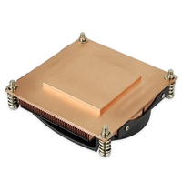 Great wall — radiateur pour processeur industriel, en cuivre pur 1U, pour serveur et up, dissipateur thermique, LGA2011, 2066