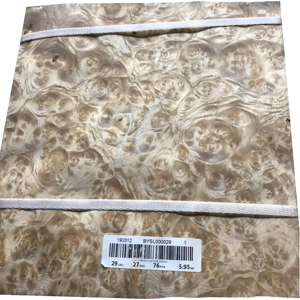 Chapa de Madera de Madroño Dorado de Alta Calidad y Ecológica, Marca Lingfeng, para Exteriores, 0.5mm, Textura Natural Suave, Diseño Moderno para Muebles - Product Image 1