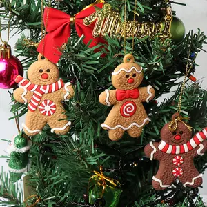 姜饼人摆件圣诞树挂件2023圣诞快乐家居装饰品2024新年礼物纳维达德·诺埃尔