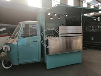 Tricycle électrique à 3 roues, chariot de restauration rapide, pour la livraison de snacks, de chiens chauds, OEM CE,