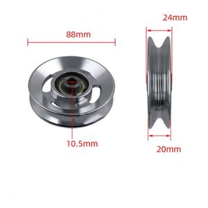 Günstiger Preis 70mm Fitness Gym Sport teil Kabel rad Aluminium legierung Riemens cheibe - Product Image 4
