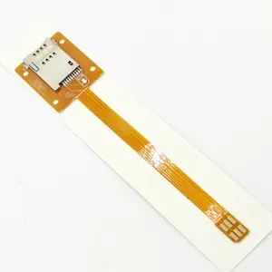 160mm Micro Mini Nano SIM Cartão 2FF 3FF 4FF Extensor com slot de pressão fpc FFC cabo plano