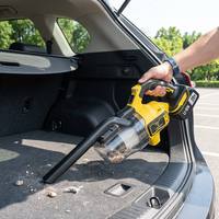 Aspirateur à main sans fil pour voiture, alimenté par batterie 20V, avec lumière LED pour le nettoyage intérieur automobile