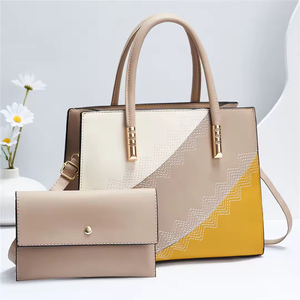 Nuevo Bolso de Gran Capacidad con Bloques de Color a la Moda para Madre e Hija, Bolso de Hombro Diagonal Atmosférico para Mujer - Product Image 1