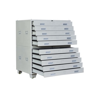 ריהוט משרדי ברור תעשייתי שימושי ברזל מתכת stackable מגירות קבצים מסמר אחסון ארון 20-3 ימים למכירה לסדנה - Product Image 3