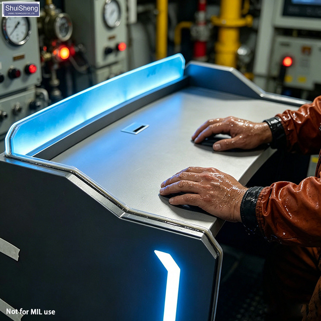 ABS Marine Power System Compliance Marine Bridge Navigation Console High Reliability Integrated Marine Console