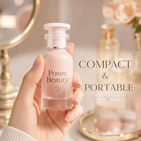 Luxuriöse Posee 30ml 50ml 100ml Quadratische Glas-Parfümflasche OEM ODM Leere Duft-Kosmetikverpackung Pumpzerstäuber Klare Oberfläche