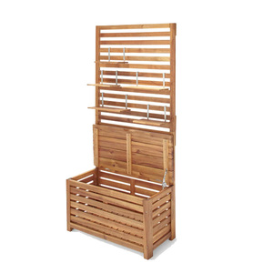 Jardinière <span class=keywords><strong>de</strong></span> <span class=keywords><strong>jardin</strong></span> en bois multifonctionnelle en gros Mobilier d'extérieur avec cinq panneaux <span class=keywords><strong>pour</strong></span> la plantation et le stockage - Product Image 2