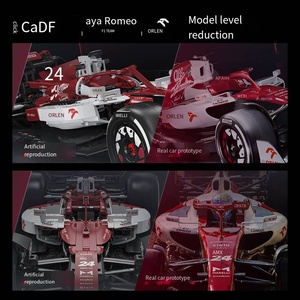 1868 Pezzi CaDa C64005 Nuova Auto da Corsa Alfa Romeo <span class=keywords><strong>F1</strong></span> in Scala <span class=keywords><strong>1</strong></span>:8, Mattoncini da Costruzione Fai-da-Te, Giocattolo per Bambini, Regalo di Natale - Product Image 6