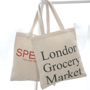 Sac fourre-tout en toile de coton du fabricant, sac à main uni vierge avec poignée colorée, sac de courses et cadeaux recyclable et écologique - Product Image 6
