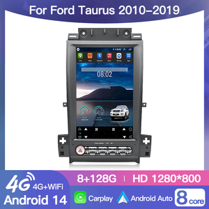 Pantalla estilo Tesla de 12.8'' con Android 14, radio para coche, GPS, navegador, estéreo, reproductor multimedia de video para Ford Taurus 2010-2019, Carplay, 4G, DSP - Product Image 2