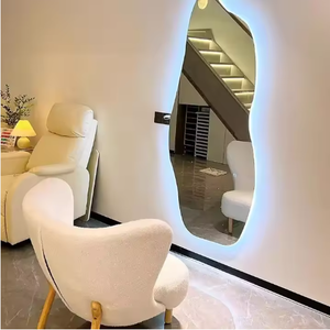 LED Smart Full-length <b>Mirror</b> Hairdressing Wall Hanging Irregular Special-shaped <b>Floor</b>-<b>standing</b> <b>Mirror</b> with Light - Product Image 6