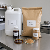 Additif alimentaire en gros, poudre de caramel couleur brune E150a, 5 kg * 4, sac en aluminium
