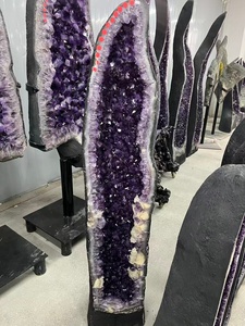 Geodas de Amatista Púrpura Natural de Brasil, Par de Cristales de Amatista con Forma de Alas de Mariposa, Cueva de Cuarzo para Decoración del Hogar - Product Image 6