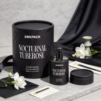 Boîte-cadeau en tube de papier rond de luxe personnalisée, boîte cylindrique en carton avec insert en mousse personnalisé pour l'emballage de parfums et de cosmétiques