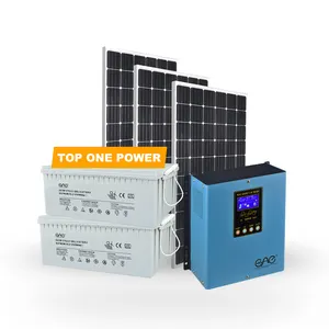 Système solaire 1000/2000/5000/10000w, entièrement facile à installer, éclairage sans réseau électrique, prix abordable