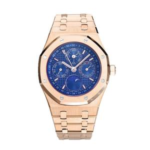 Montre mécanique chronographe en acier inoxydable AliExpress pour homme avec cadran à aiguilles, résistante à l'eau jusqu'à 100 m - Product Image 5