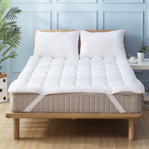<span class=keywords><strong>Surmatelas</strong></span> en coton matelassé de bonne qualité, extensible, respirant, silencieux, doux, blanc - Product Image 3