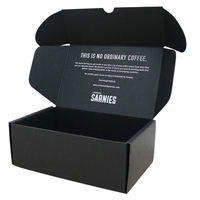 Boîte d'expédition en carton ondulé personnalisée avec impression de logo, emballage à rabat, recyclable, en carton kraft pour les marques de commerce électronique